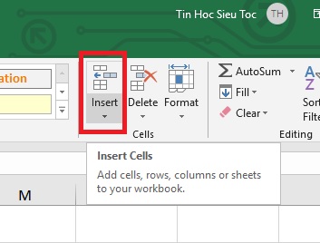 chen-cot-excel-2019-buoc-2