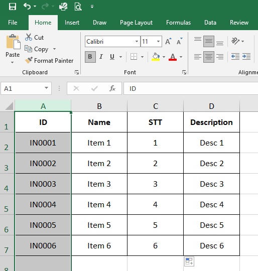 di-chuyen-hang-cot-excel-2019-buoc-3