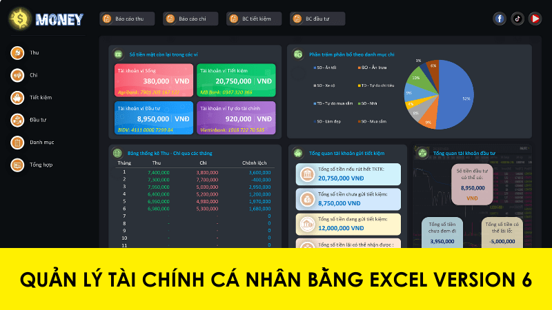 File Quản lý tài chính cá nhân Version 6