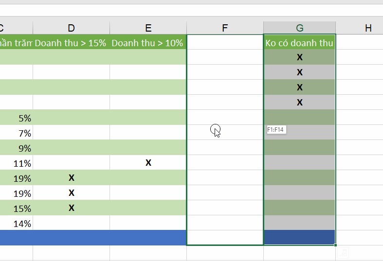 keo-va-tha-cac-o-excel-2019-buoc-3