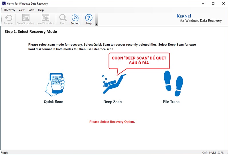 Khôi phục dữ liệu Kernel for Windows Data Recovery – Bước 9