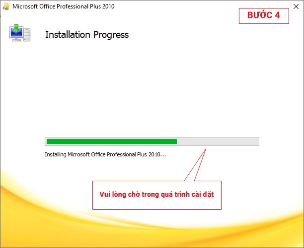 Office 2010 download step 4