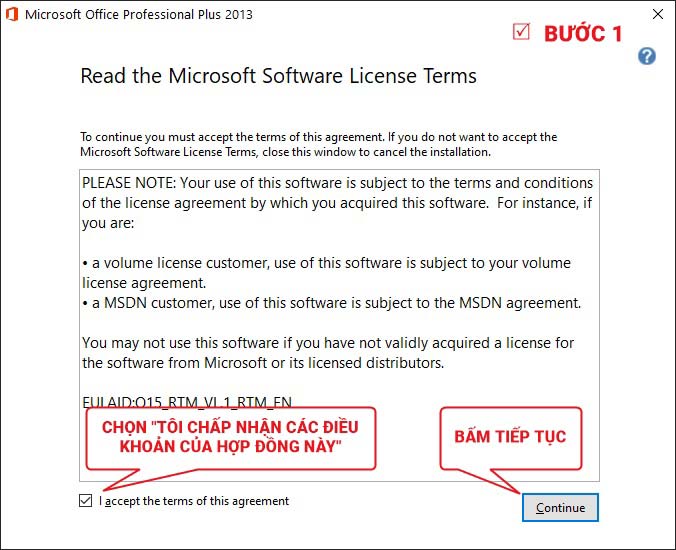 Tải Office 2013 bước 1
