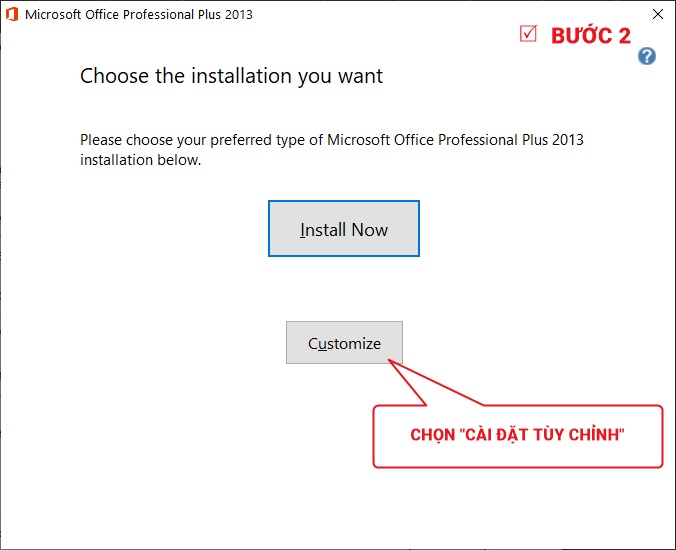 Tải Office 2013 bước 2