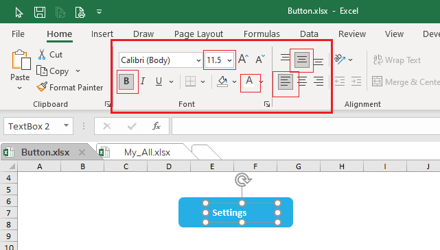 tao-nut-bam-cuc-dep-trong-excel-11