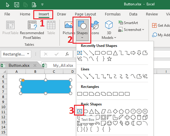 tao-nut-bam-cuc-dep-trong-excel-7