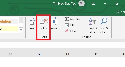 xoa-hang-hoac-cot-excel-2019-buoc-2