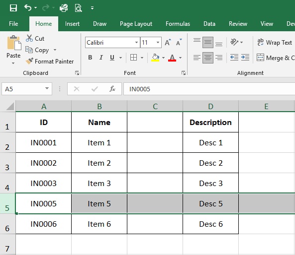 xoa-hang-hoac-cot-excel-2019-buoc-3